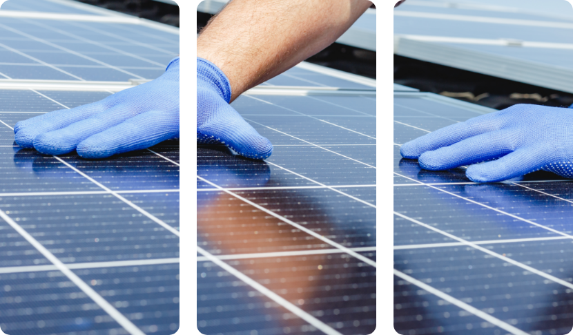 Intervention panneaux solaire