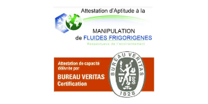 Attesatation d'Aptitude à la Manipulation de Fluides Frigorigènes