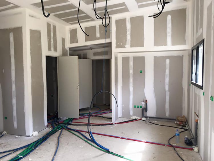 Une maison neuve en cours… Boisgervilly (35)